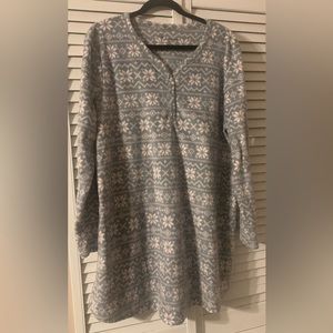 Croft and Barrow Intimates Fleece Nightgown